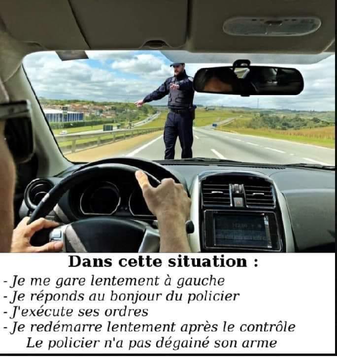 Demain en France… Jeme pose quand même beaucoup de questions sur ce que représente la normalité, la morale etc
J ai mon permis, une assurance, ma voiture n est pas volée , donc je m arrête point barre !