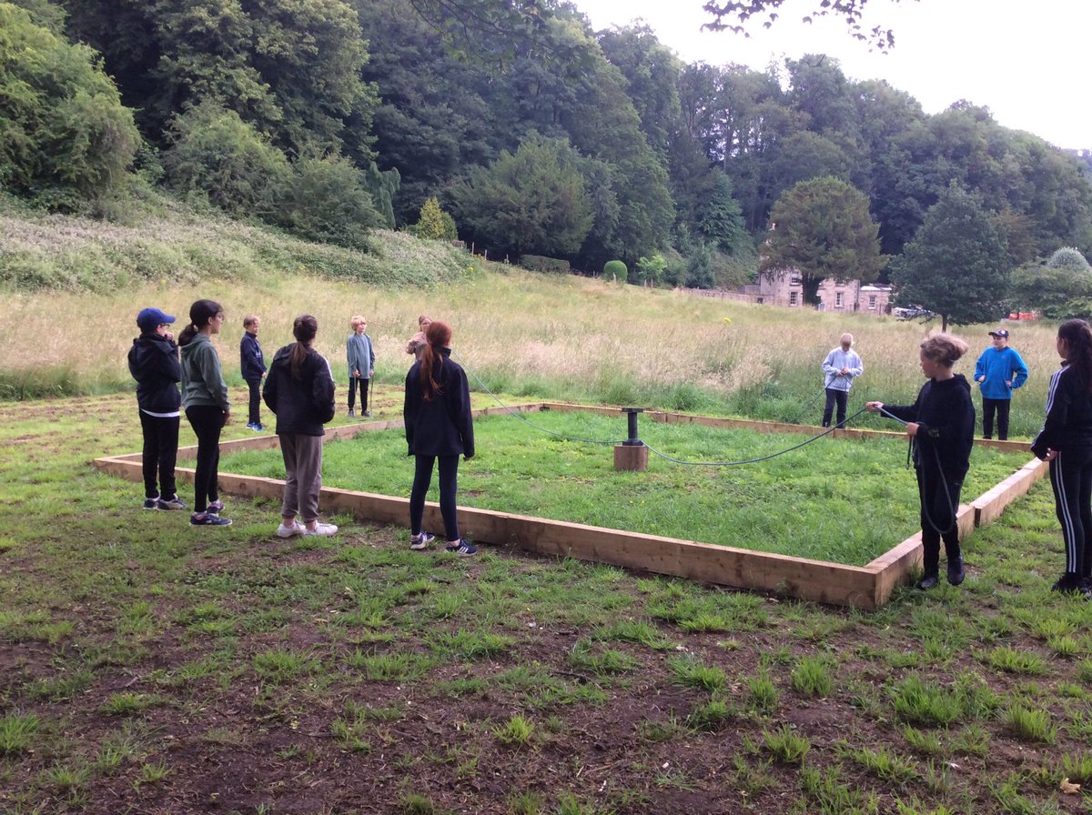 @Blackrodprimary @mackintosh_bps @ringgold_bps After a good nights sleep and a full breakfast we are ready for today’s activities. First up are initiative exercises.