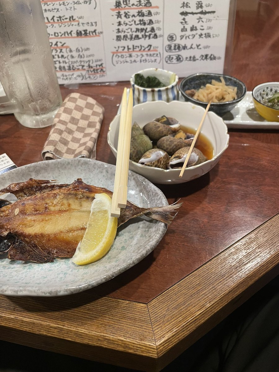 ppe0520's tweet photo. 1人飲みなうーバイ貝美味すぎ😥 https://t.co/cbPR6PZAwn