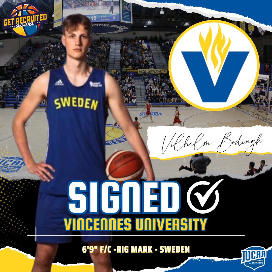 Get Recruited--(Justin Berry) (@grecruitedhoops) on Twitter photo BIG congratulations to showcase alum and <a href="/RIGMarkBG/">RIG Mark</a> big man <a href="/VBodingh/">Vilhelm Bodingh</a> as he signs with Vincennes University! (NJCAA D1) ๐ธ๐ช๐๐๐๐บ๐ธ๐<a href="/ToddFranklin34/">Todd Franklin</a> <a href="/CoachBD3/">Brian Davis</a> BIG congratulations to showcase alum and <a href="/RIGMarkBG/">RIG Mark</a> big man <a href="/VBodingh/">Vilhelm Bodingh</a> as he signs with Vincennes University! (NJCAA D1) ๐ธ๐ช๐๐๐๐บ๐ธ๐<a href="/ToddFranklin34/">Todd Franklin</a> <a href="/CoachBD3/">Brian Davis</a>