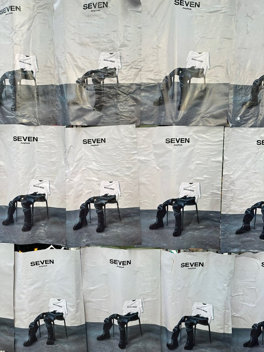 TheJKCentral's tweet photo. Jungkook's Seven promotional posters are being spotted in various places like Chicago, Paris and Thailand.

Keep pre-saving SEVEN: https://t.co/zPE9vJnLV5 https://t.co/oWEL3bCdW1