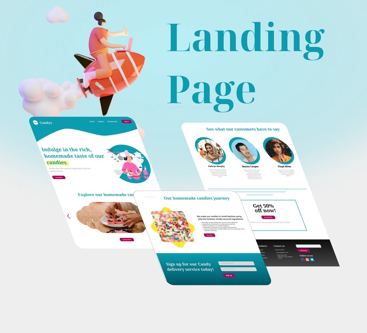 Sneha_m_ux's tweet photo. Just completed a sleek landing page design! Check out the full design on Behance and let me know your thoughts. Excited to hear your feedback!
https://t.co/TG2IGGpHVL
#UIUXDesign #LandingPage #BehancePortfolio #dailyui003 #dailyui #design https://t.co/5yO70t1t6R
