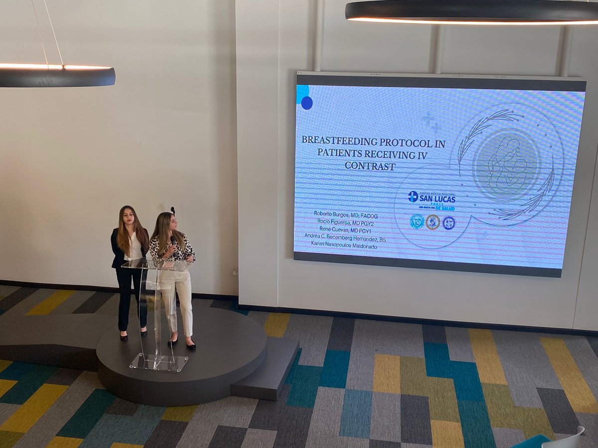 acbecemberg's tweet photo. Yesterday I had the amazing opportunity of presenting “Breastfeeding Protocol for Patients Receiving IV Contrast” at the 8th Annual Summer Research Program at Centro Médico Episcopal San Lucas #QualityImprovement #OBGYN https://t.co/LDPJJfjnfp