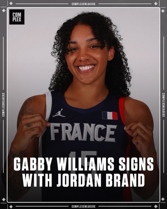 RT @ComplexSneakers: Jordan Brand announces the signing of WNBA star and Euro League Final Four MVP, Gabby Williams https://t.co/xJr4hIpz5v