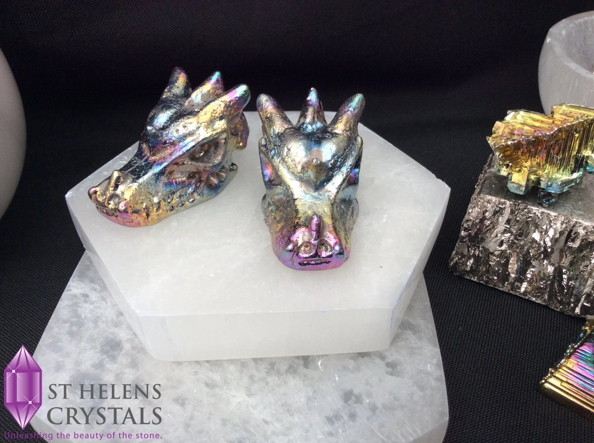 StHelensCrystal's tweet photo. Bismuth Dragon Skull - Rainbow Bismuth Crystal Dragon Skull - Bismuth - Bismuth Charm https://t.co/cOKgLeiUEt via Etsy, discounted on facebook https://t.co/sqeXvkX8lX #BISMUTH #Hoppercrystals #BismuthCrystal #Dragons #skull #sthelens #crystaldreams #metalcrystals #rainbowcrystals https://t.co/enugfhumvD