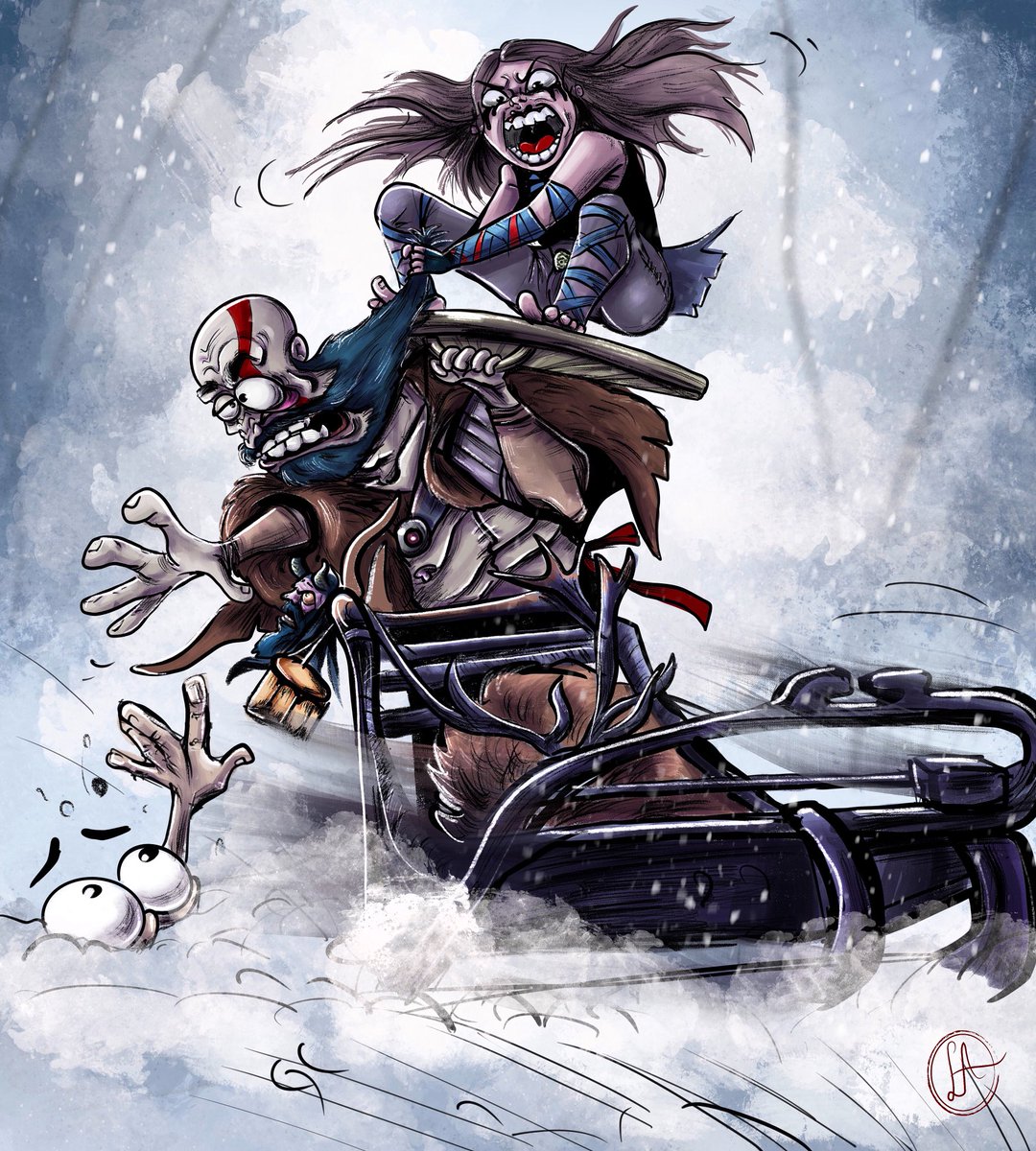 God Of War Ragnarok 
Fan art I did a while back 
Done on procreate