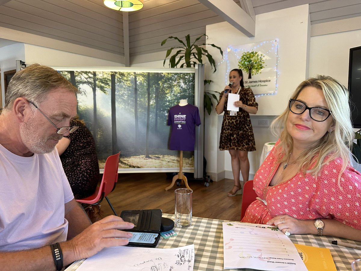 MiahMustak's tweet image. A pleasure to join and support the Biz Quiz fund raising event at @StPeterStJames with @mimsdavies 
It was for a great cause and well attended too. 
Thank you for the introduction of the amazing life care the hospice provides for the patients Wendy Agate and Becky Stevens 🙏