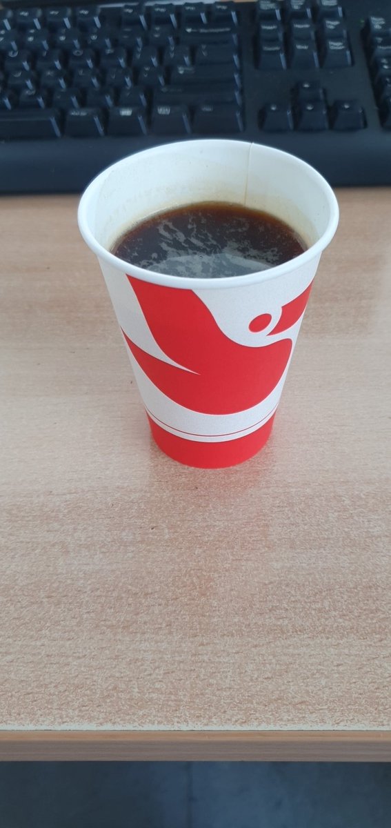 PKussendrager's tweet image. First coffee at work. Another 9 to go.