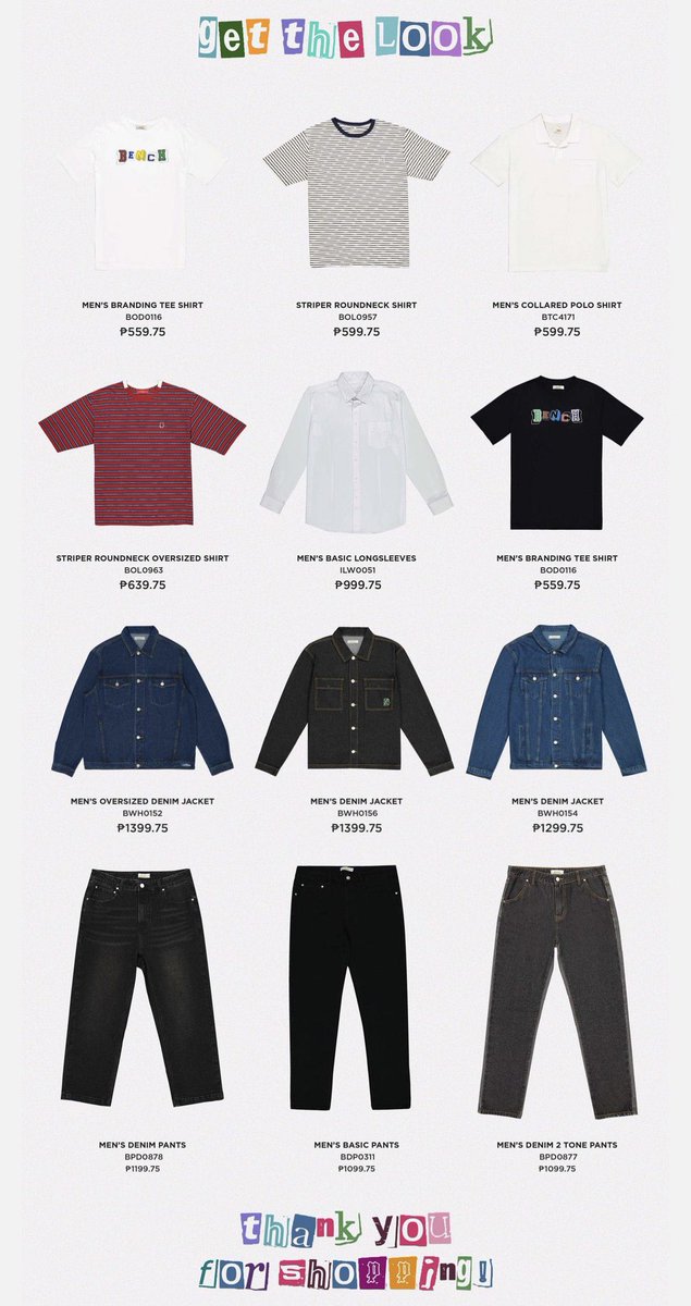 GET THE LOOK (#DENIMbyBENCH):
• lazada.com.ph/shop/bench/cus…

#ENHYPENxBENCH #ENHYPEN_GlobalBENCHSetter <a href="/ENHYPEN_members/">ENHYPEN</a> <a href="/ENHYPEN/">ENHYPEN OFFICIAL</a>