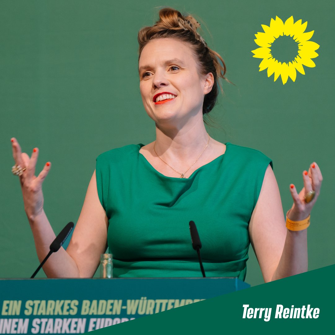 GrueneBW (@gruenebw) on Twitter photo Wir freuen uns, dass <a href="/TerryReintke/">Terry Reintke</a> bei unserer #ldkbw zu Gast ist. Die Vorsitzende der <a href="/GreensEFA/">Greens/EFA in the EU Parliament 🌍</a> betont in ihrer Rede, dass es bei der Europawahl darum gehen wird, für die Grundpfeiler unserer liberalen Demokratie in Europa zu kämpfen, die zunehmend unter Druck stehen. Wir freuen uns, dass <a href="/TerryReintke/">Terry Reintke</a> bei unserer #ldkbw zu Gast ist. Die Vorsitzende der <a href="/GreensEFA/">Greens/EFA in the EU Parliament 🌍</a> betont in ihrer Rede, dass es bei der Europawahl darum gehen wird, für die Grundpfeiler unserer liberalen Demokratie in Europa zu kämpfen, die zunehmend unter Druck stehen.