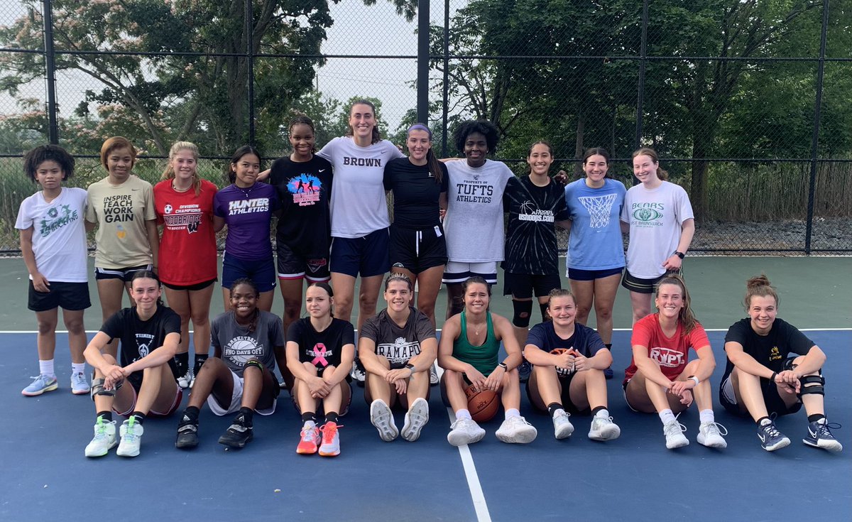 7AM. Full Court Pick Up.  Non Stop games before most are awake. Amazing young ladies 🙌❤️🏀
