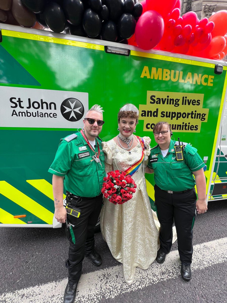 Dr Sarah Davies (@sarahdaviesacp) on Twitter photo Thank you to all our <a href="/StJohnEngland/">St John England</a> people and #hcps who are out at the various pride events this week up and down the country
Recognising the richness of diversity
<a href="/hblondon/">Martin HB</a> <a href="/PeterHollely/">Peter J Hollely-Robins OStJ BEM</a> <a href="/billyjoefryer/">Billy-Joe Fryer ๐ณ๏ธโ๐</a> <a href="/SJA_MedDir/">Dr Lynn Thomas</a> @stjacoo <a href="/AWapling/">Andy Wapling</a> Thank you to all our <a href="/StJohnEngland/">St John England</a> people and #hcps who are out at the various pride events this week up and down the country
Recognising the richness of diversity
<a href="/hblondon/">Martin HB</a> <a href="/PeterHollely/">Peter J Hollely-Robins OStJ BEM</a> <a href="/billyjoefryer/">Billy-Joe Fryer ๐ณ๏ธโ๐</a> <a href="/SJA_MedDir/">Dr Lynn Thomas</a> @stjacoo <a href="/AWapling/">Andy Wapling</a>