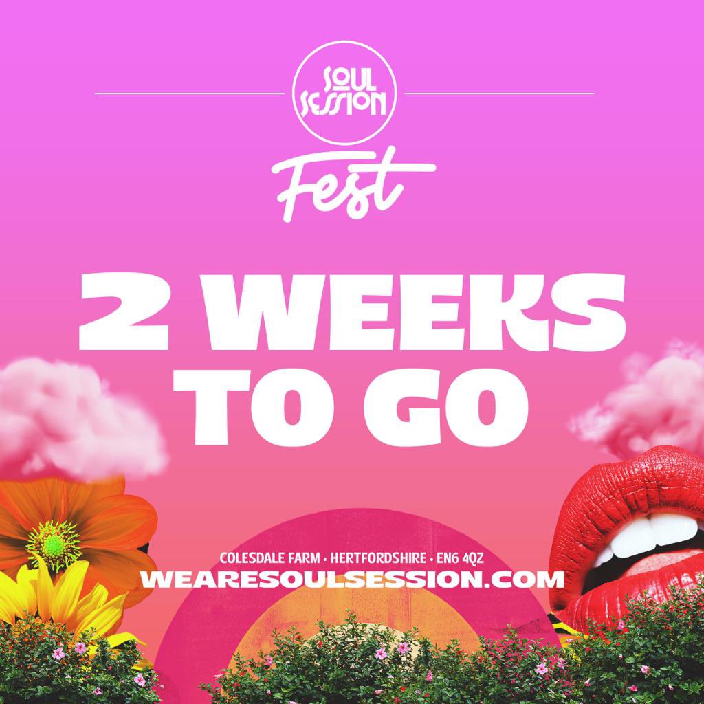 SoulSessionUK's tweet image. Countdown Alert ⚠️ Just TWO WEEKS Left! That's Right, Only Two Weeks Until Soul Session FEsT 🥳Don't Miss Your Chance To Be A Part Of This Unforgettable Event!  Visit Link In Bio 🫶

Soul Session FEST ☀️🔥🎪 
Saturday 15th July
Colesdale Farm, Hertfordshire EN6

#SoulSessionFEST