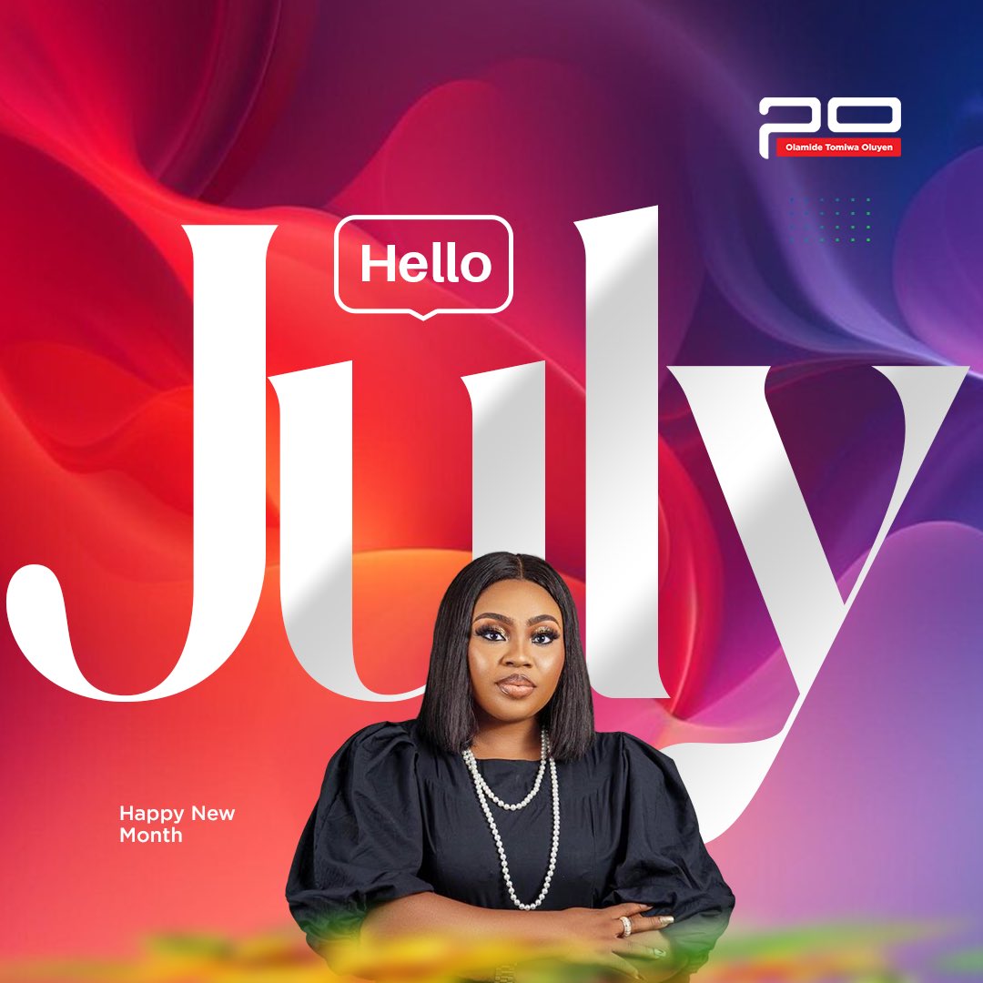 Welcome To The Month of July 2023

You Will Experience A Supernatural Turnaround Over Every Challenging Situations In Your Life In The Name of Jesus 

I Celebrate You

#Impact #Impactinglives #RaisingGiants #THN  #GiantsTheatre #OlamideTomiwaOluyen #potoms #THNBlissfulLadies