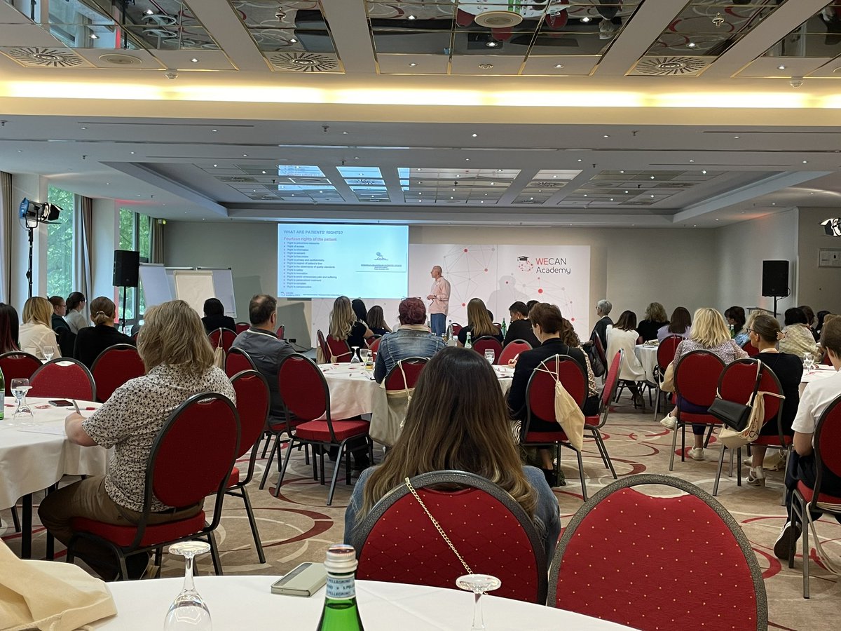 anandaplate's tweet photo. Patients’ rights on the @WECANadvocate #WECANAcademy programme this afternoon. @tamasbereczky is shining a light on inequalities, discrimination and the challenge of affordability in the lives of patients. ‘Human rights and patient advocacy go hand in hand’. https://t.co/Sijkq6zBFY