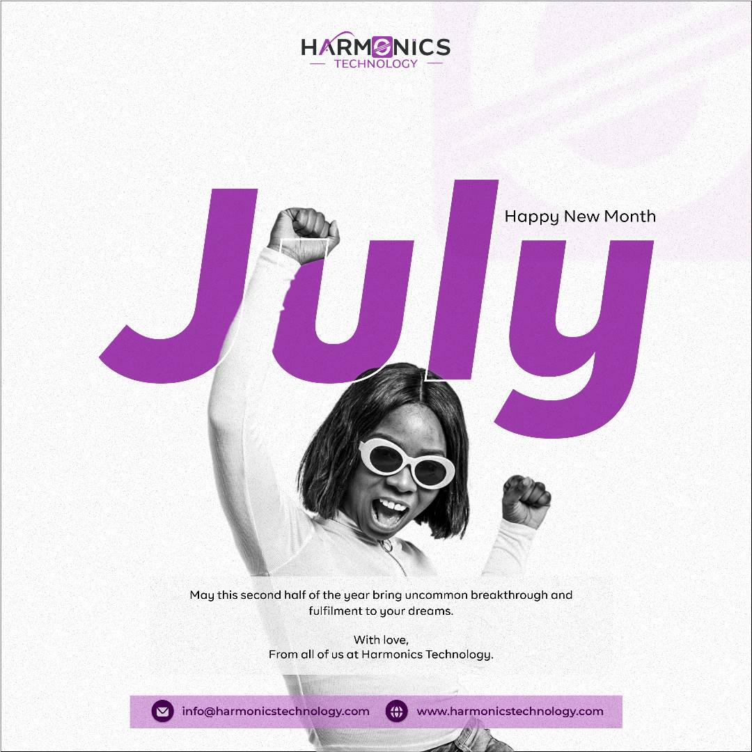 HarmonicsTech's tweet photo. May the entrance of this second half bring goodness all the way.
Cheers to an outstanding month!
#happynewmonth #celebrationmonth #newmonth #july #harmonics #technology #productsolutions #technologysolutions #harmonicstechnology https://t.co/LC3gHkOmS3