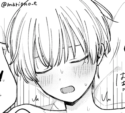 #ほっぺの斜線は可愛い #創作BL
そういえば!白峰くん健全編の方で表情あまり変わらないけど色白なので頬が赤くなりやすいと可愛いなと思ってえち編描きました👍 
