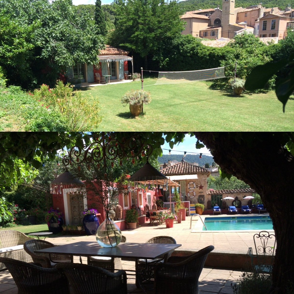 Heart sore to sell Le Pigeonnier in Provence after 30 Summers. Sleeps 7, pool, badminton, olive and fruit trees. agencegrossi.com/v2/a-vendre/au…
