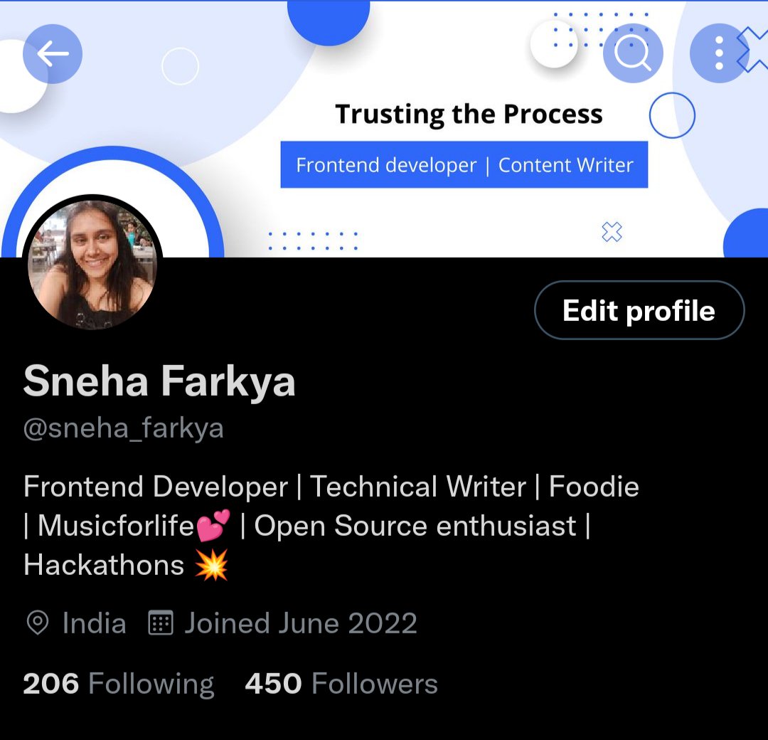 sneha_farkya's tweet photo. 50 more to go 🥺🤌! Can we make it up today✨
#Twitter #Techetechete #techtwitter #fastfollow https://t.co/6CG5xCPYX3