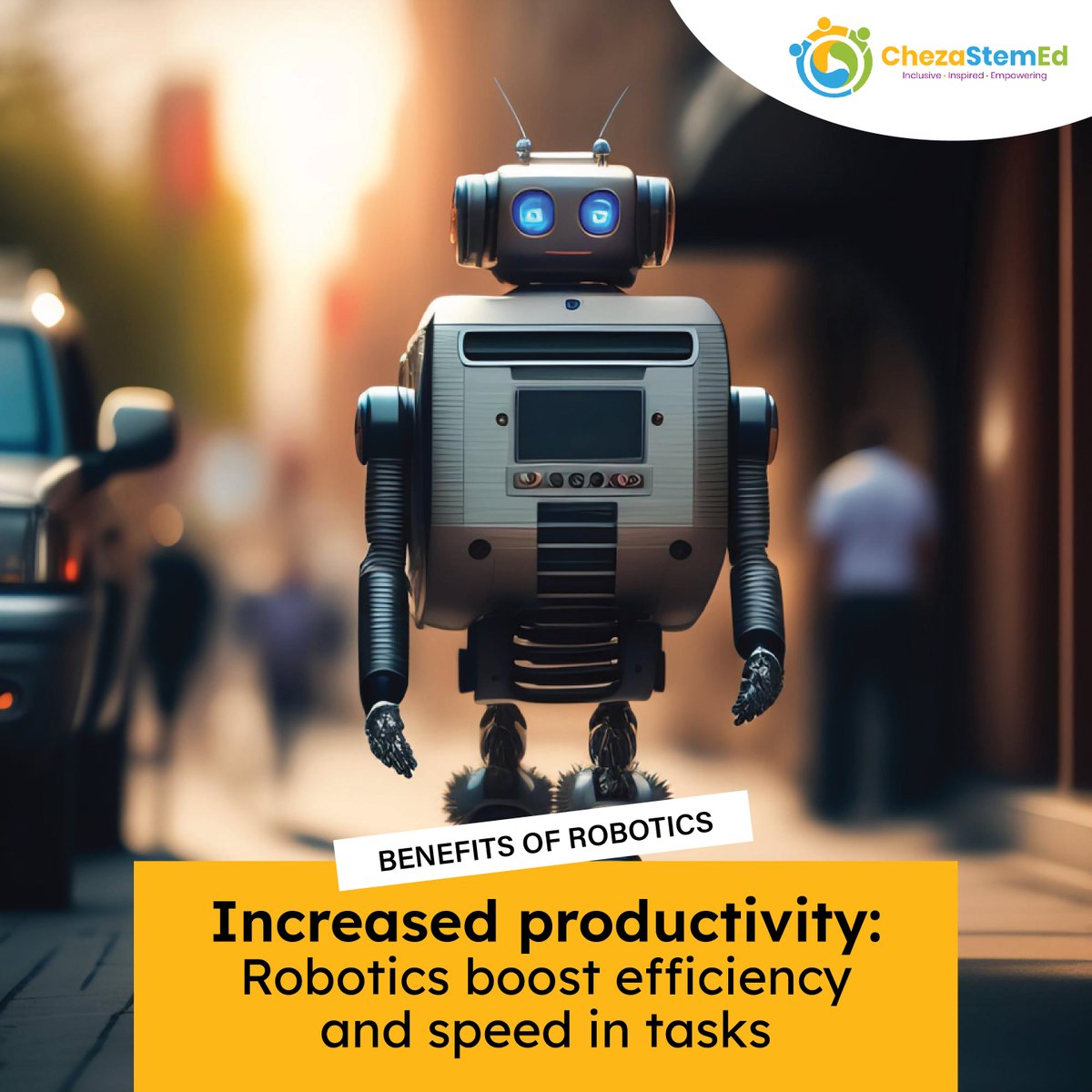 melmudiwa's tweet image. Benefits of robotics: Increased productivity! Robotics boost efficiency and speed in tasks.
#RoboticsEducation #STEMRobotics #RoboticsForKids #STEMLearning