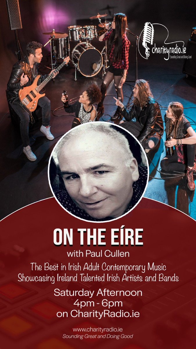 On The Éire; Ahead of tonight's gig in Dun Laoghaire I've music from @KennedySinger & @dcullenmusic + @mundyirl @DrivenSnowMusic @TMcstay @pmadtheband @gavinjames @DylonJack @RonanLeonard99 @PaulGantley @onehorsepony @kellielewismusc & more
Tune in Saturday 4-6pm @char