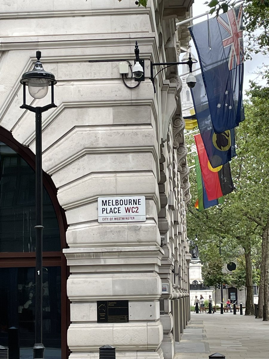 Visiting the Gibbs’ Jewel in the Strand, with the priest in charge of transforming St Mary Le Strand. Parish church of <a href="/AusHouseLondon/">Australia House</a>. Feeling very much at home on Melbourne Place.