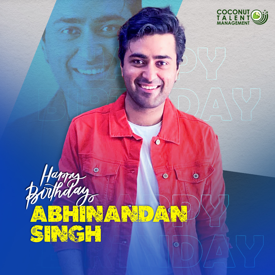 Wishing a very #happybirthday to the #talented #AbhinandanSingh! May your day be filled with #laughter, #love, and wonderful memories! 🎉🎁

#CoconutTalentManagement #TedTalks #RJ #RadioJockey #Actor #Host #TVHost #BirthdayWishes #BirthdayVibes #Celebration #HappyBirthdayToYou