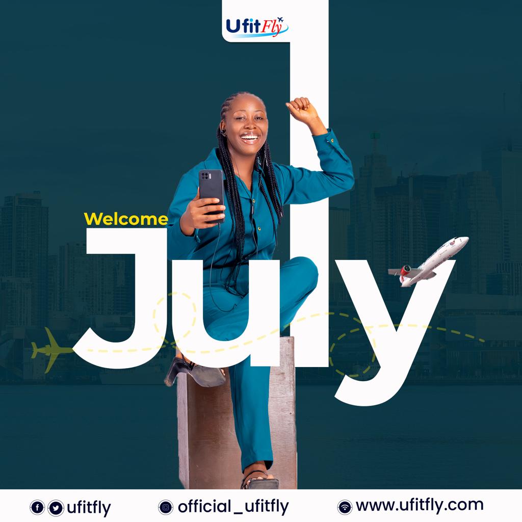 ufitfly's tweet photo. New month, new opportunities! Let's make July the best one yet. Happy new month to you all. https://t.co/ozFRYKtU4z