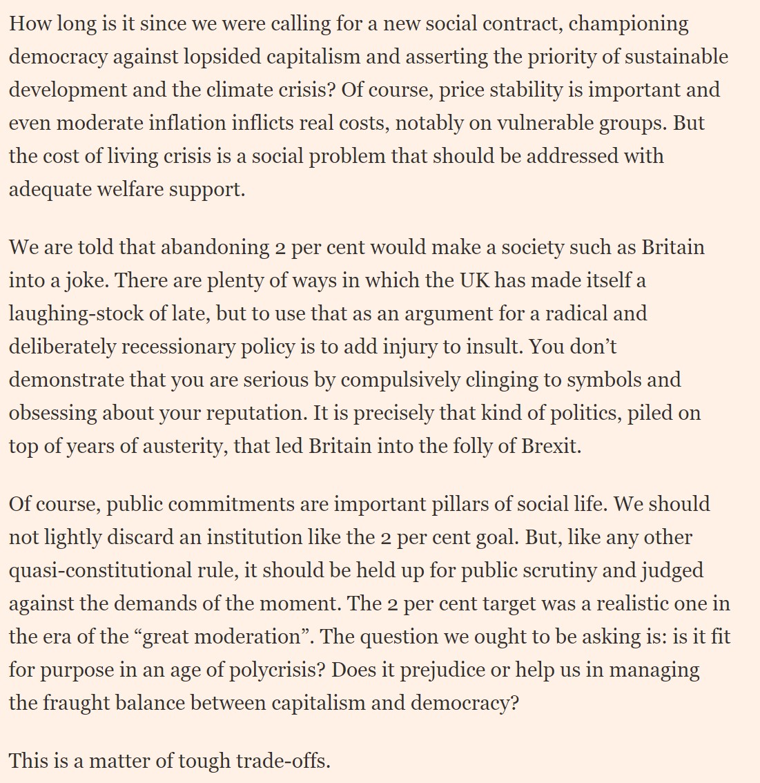 And this thought-provoking column, also in the Financial Times, from <a href="/adam_tooze/">Adam Tooze</a>.
(By pure coincidence, the <a href="/FT/">Financial Times</a> is scheduled to post early Monday morning a related article of mine  finalized a few days ago).
#economy #econtwitter #centralbanks #inflation