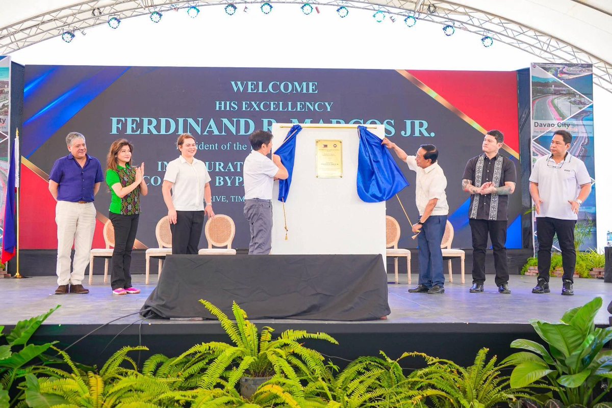 Mas konektado at masiglang Bagong Pilipinas para sa lahat, kasama ang mga susunod na henerasyon!

Iyan ang isa sa mga layunin ng Davao City Coastal Bypass Road. Sa inagurasyon ng una nitong bahagi ngayong araw, pinasalamatan natin at hinikayat ang patuloy na pagtutulungan ng