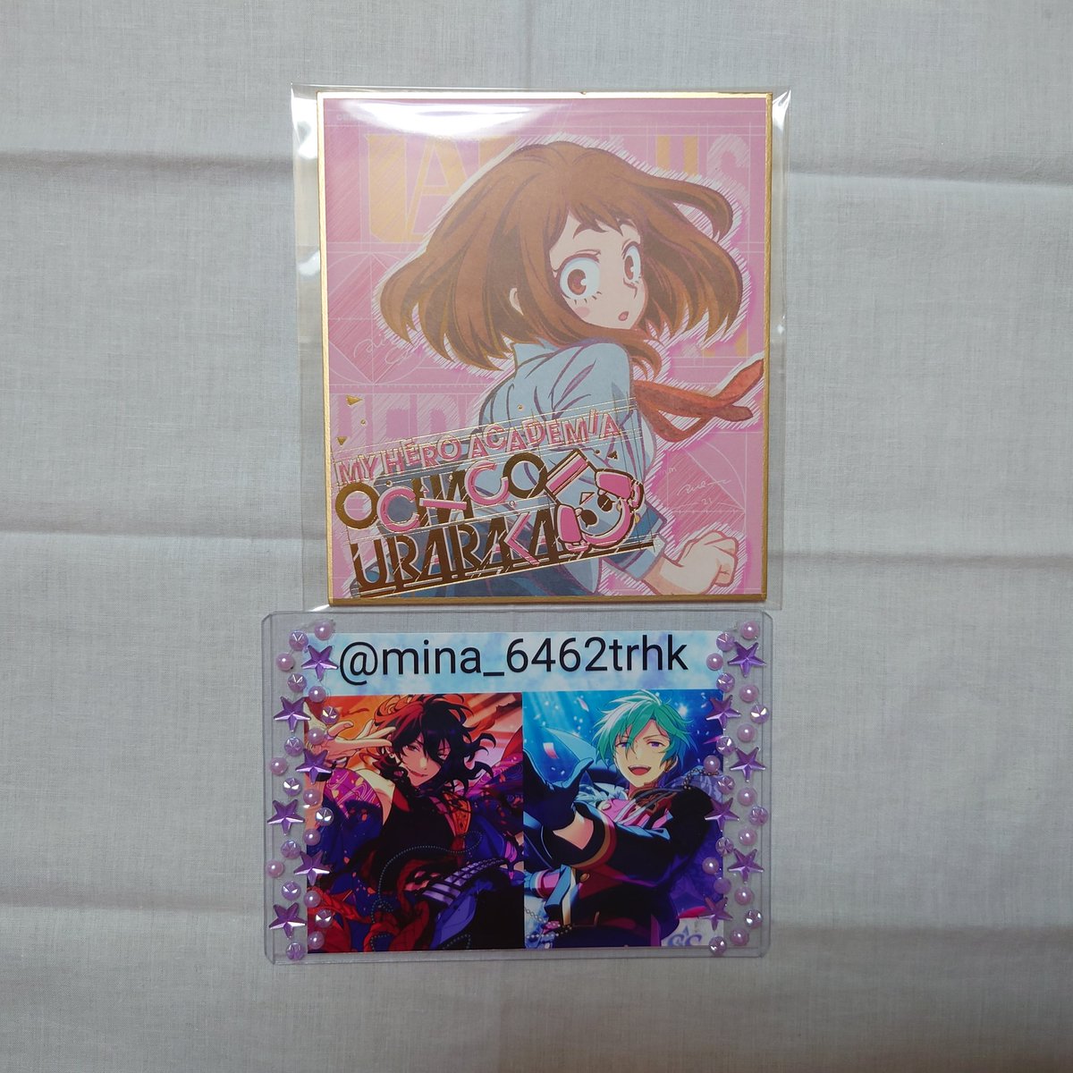 【交換】僕のヒーローアカデミア ヒロアカ ビジュアル色紙コレクション3

譲）麗日

求）天喰

京都にて手渡しor郵送