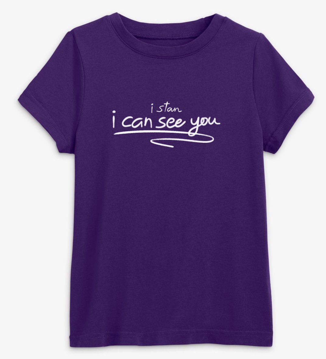 claim your “i stanned i can see you before sntv” shirts now!