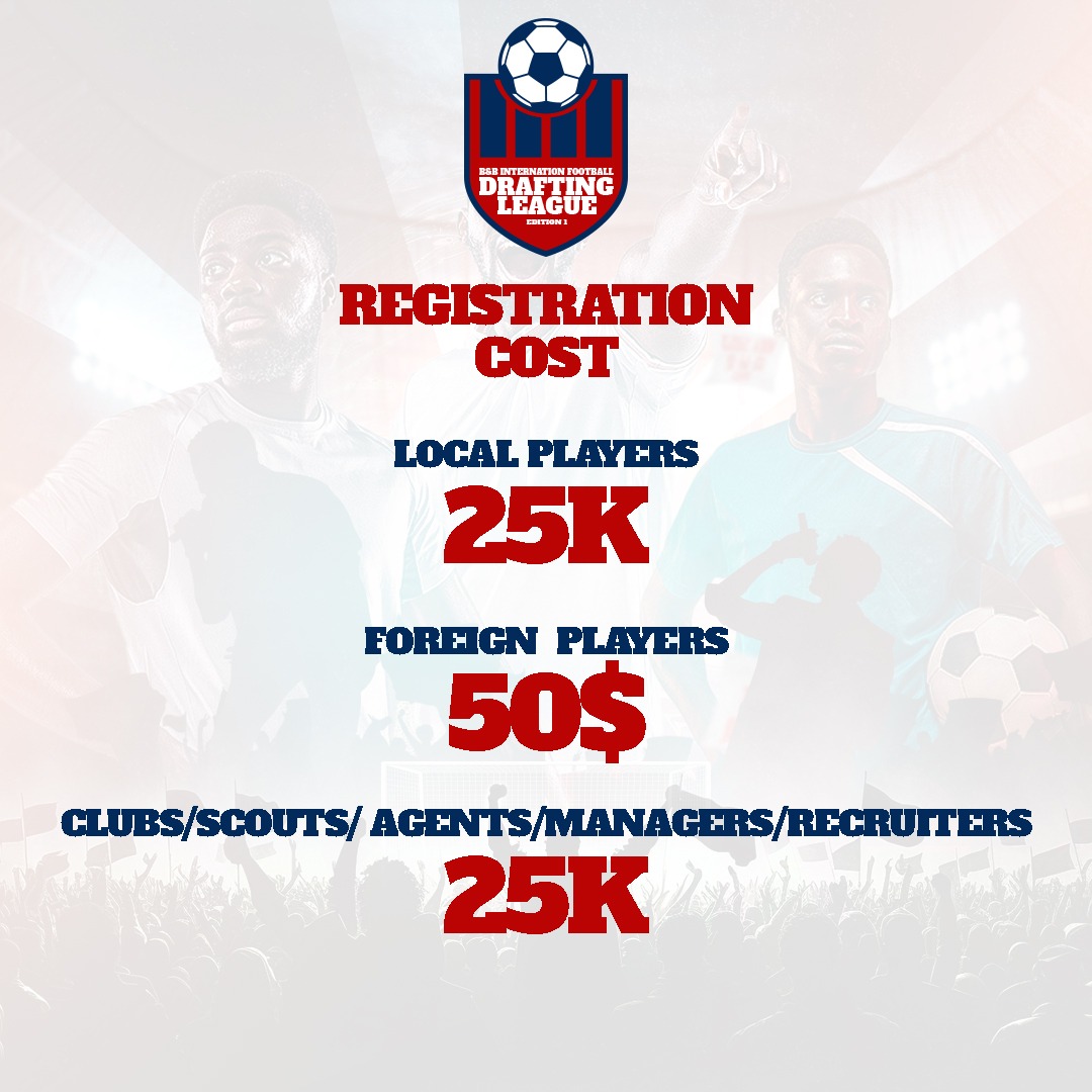 bbagency_rw's tweet photo. B&amp;B International Football Drafting League

Registration is now open!

Register now! ✍️ https://t.co/KjvkAayW8S