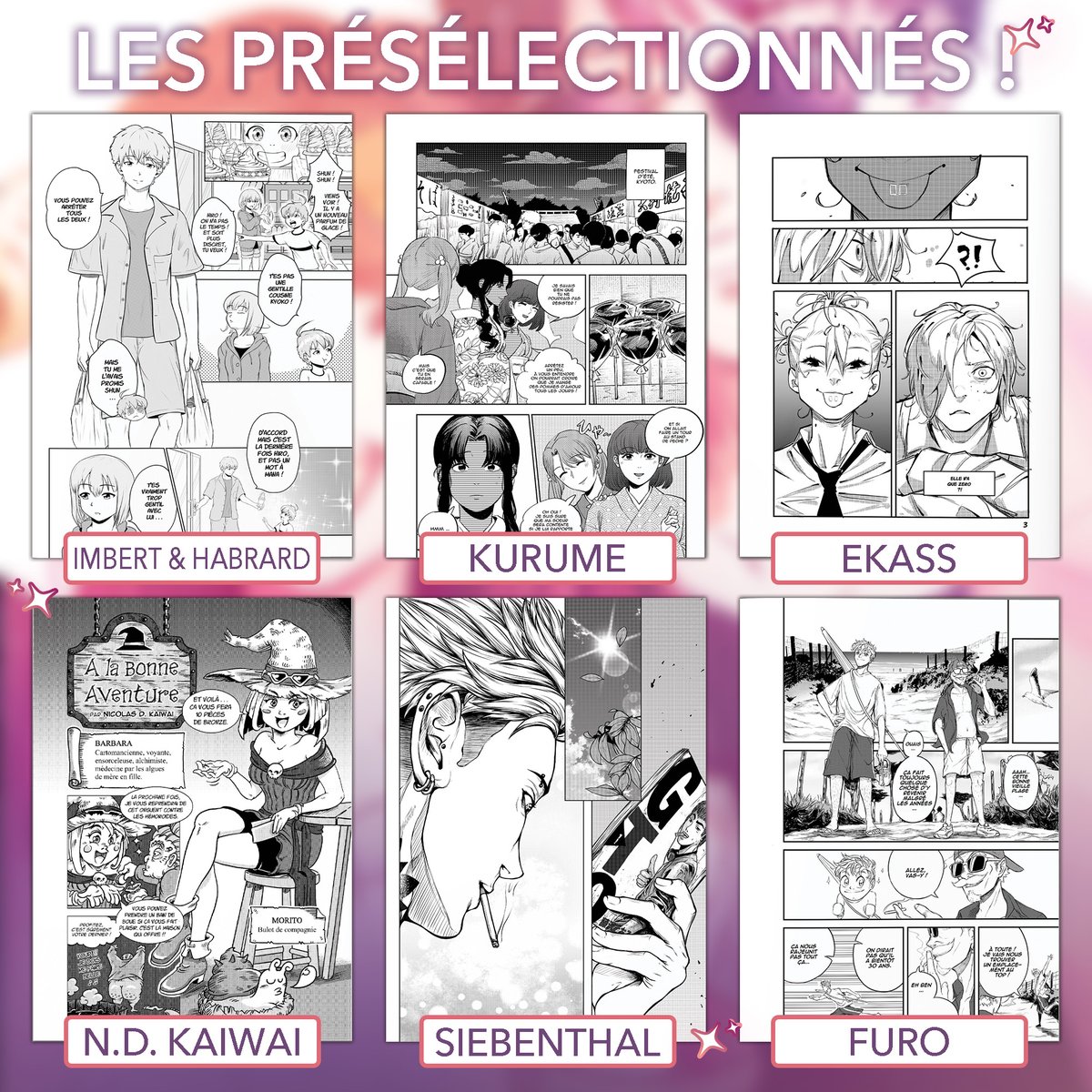 io_mangas's tweet photo. Votez pour votre one-shot préféré ! 🤩

Le jury du Mangaka Challenge a sélectionné 10 de vos oeuvres (parmi les 300 one-shots reçus 🤯) !

Vous avez jusqu'au 16 juillet pour voter pour votre histoire préférée sur https://t.co/Crly0r11sj ! https://t.co/Wcz10rSDTZ