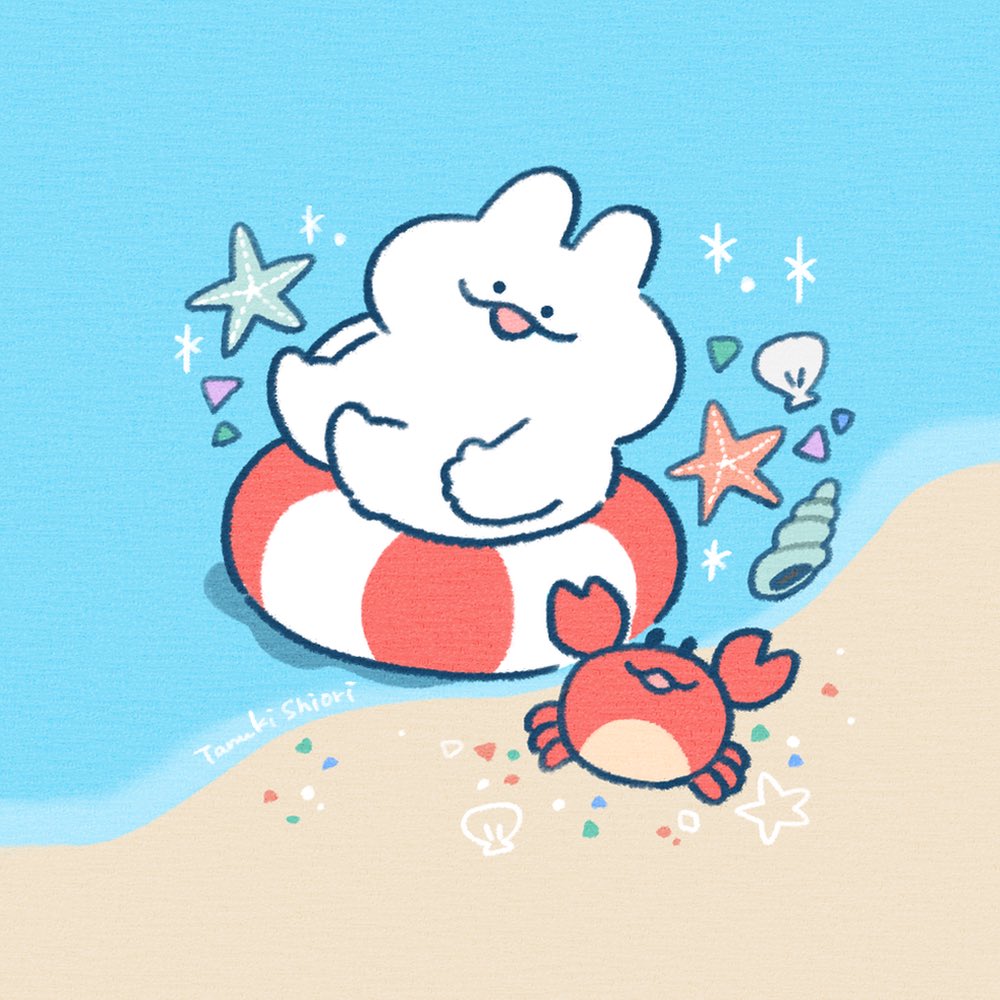 tanuki_shiori's tweet photo. 海🏖️🦀🐚
#うさぎときどきにんじん https://t.co/4myp2ZaxqC