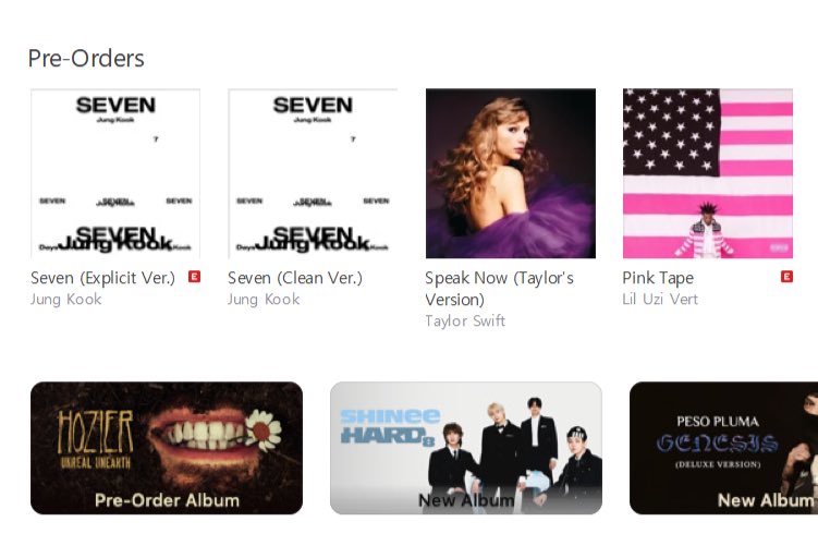 sevensotd's tweet photo. mind you taylor’s last album did 161k in digital sales she’s very strong on iTunes so it’s a very good sign SEVEN is currently outselling it in pre-orders. we still can’t estimate actual daily sales on iTunes so keep buying both the explicit and clean ver. https://t.co/k4ycoXUUvV https://t.co/5QGeBdUQNp