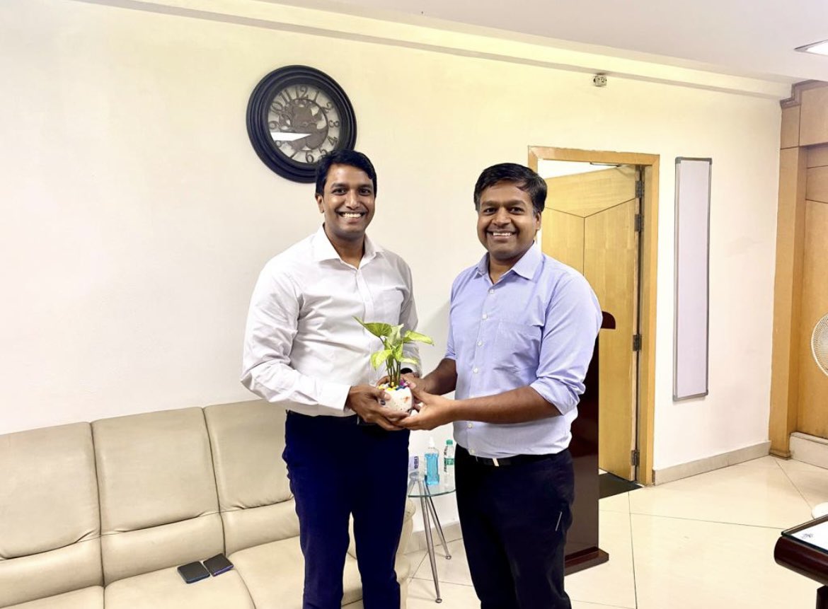 Professional Update - 

Handed over the charge of Relief Commissioner UP <a href="/rahat_up/">Rahat UP</a> and Revenue to dear friend , colleague and batchmate Naveen Kumar GS