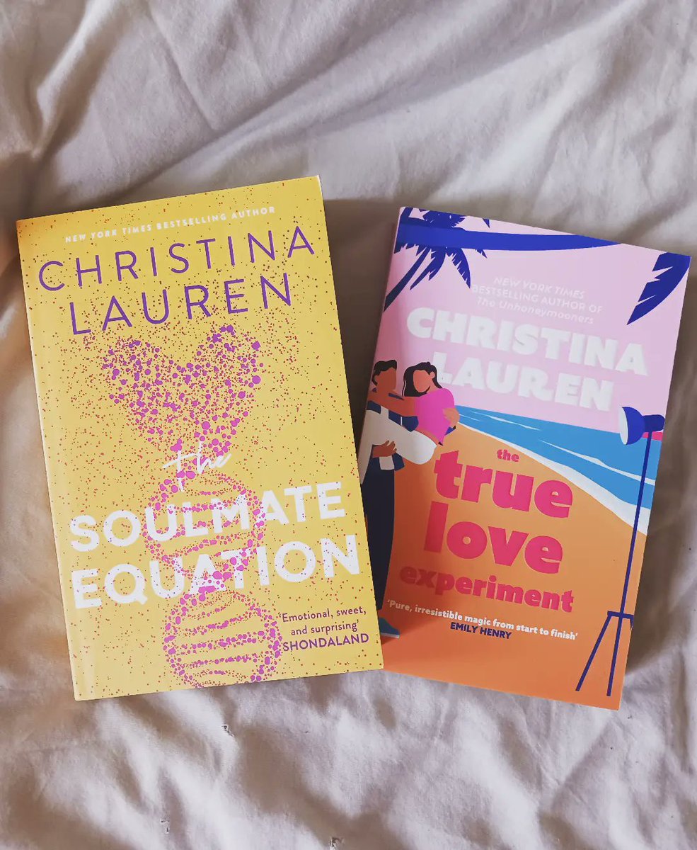 I'm in my summer romance reading era and plan on reading both of these this month! 😍 do you have a summer reading list? #BookTwitter #ChristinaLauren #Summerromance #tbr
