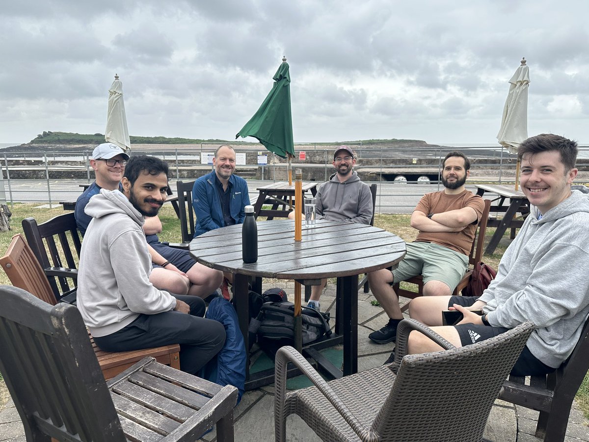 We’ve started our trek along the wales costal path for The Alzheimer’s Society! Please spare a few quid if you can - we already have blisters - first stop, Captain’s wife! justgiving.com/team/bipsynctr…