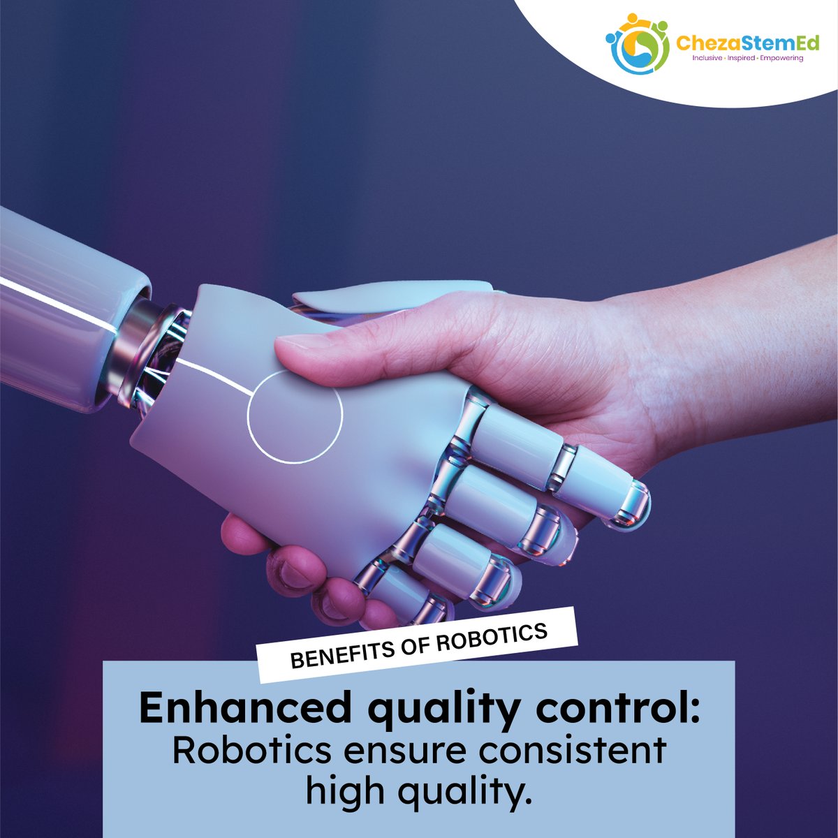 melmudiwa's tweet image. Enhanced quality control: Robotics ensure consistent high quality. #FutureEngineers #STEMSkills #RoboticsForStudents