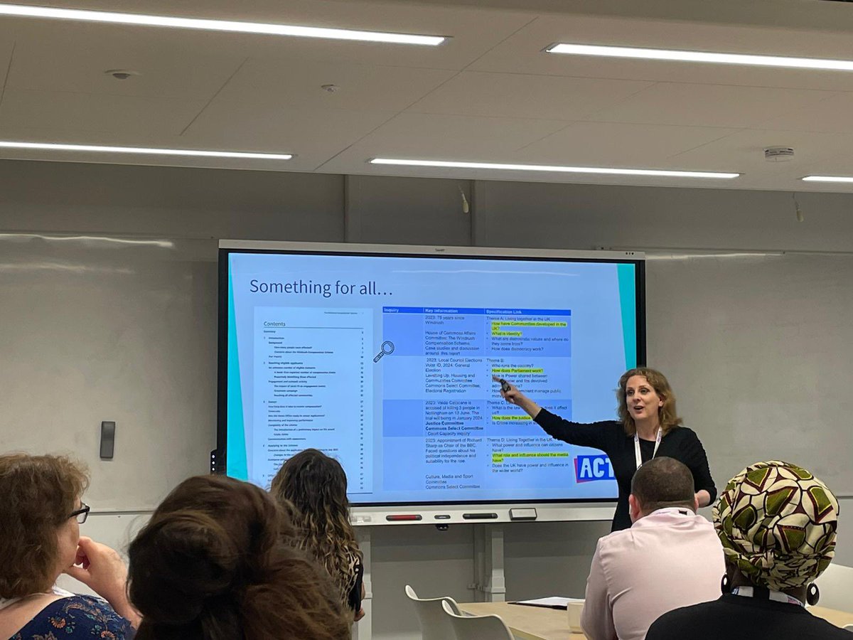 TeachingCit's tweet photo. First time presenting at annual @ACitizenshipT conference. Many likeminded people coming together to show the power of Citizenship and its importance for delivering sustainability and climate education. Ofsted day before didn't stifle my smile. Missed @teachsteven co-presenting. https://t.co/iPAEbapYcu