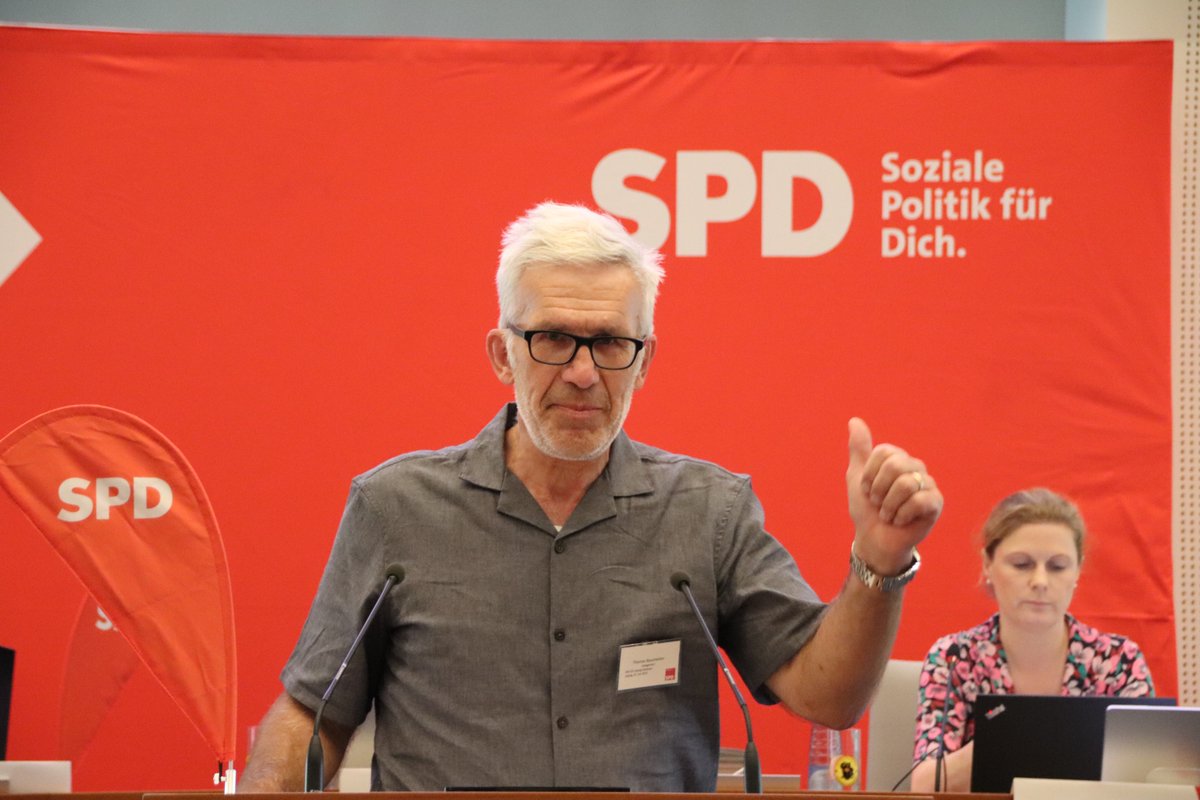 Bericht unseres Schatzmeisters Thomas Baumeister und Appell an unsere Mitglieder, für die anstehenden Kommunalwahlkämpfe und eine starke Sozialdemokratie in #Leipzig zu spenden. spd-sachsen.de/spende/?neues-… #spt23