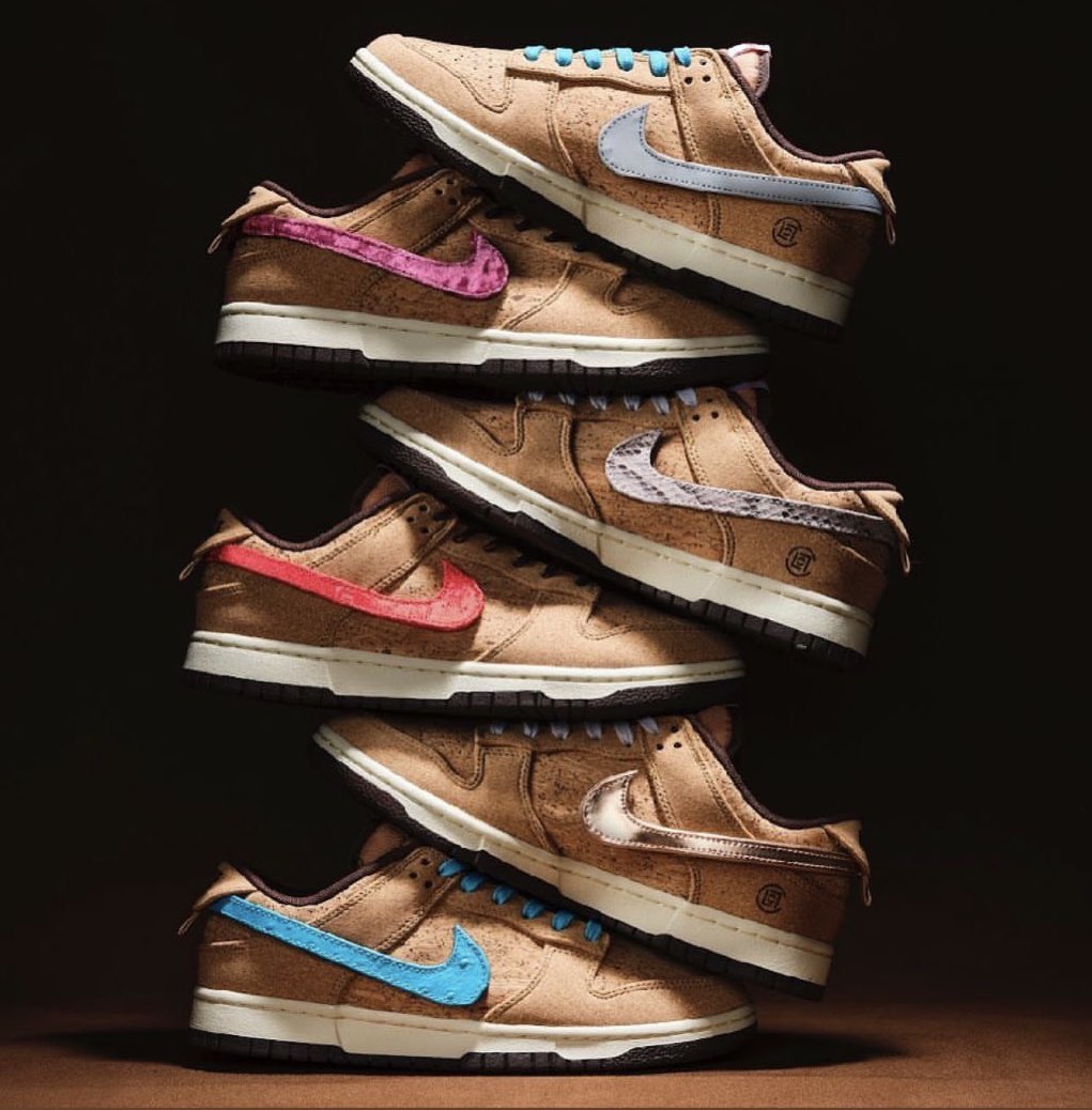 CLOT × NIKE CORK DUNK
<店頭販売キャンセル分抽選>
抽選受付終了時間：7月2日（日）23:59

docs.google.com/forms/d/e/1FAI…