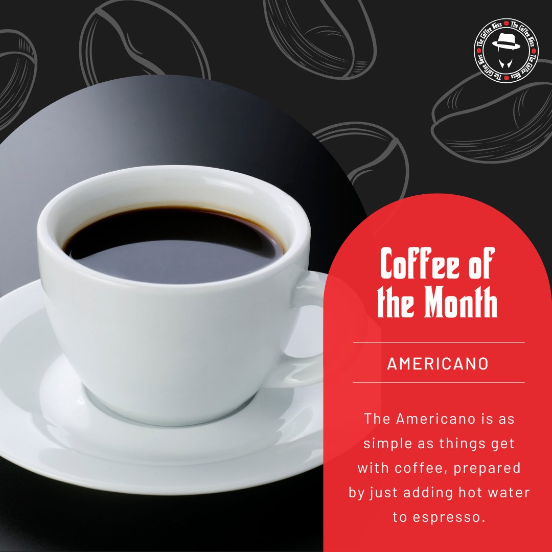 ☕️ #CoffeeOfTheMonth: Americano ☕️

The Americano is as simple as things get with coffee, prepared by just adding hot water to espresso.

Commonly known as "black coffee", the Americano is a favourite for people looking for that much-needed boost of energy 🤩