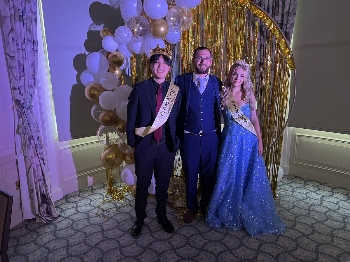 Presenting your <a href="/KAKempston/">KA Kempston</a> class of 2023 Prom King and Queen ! 👑👸🏼