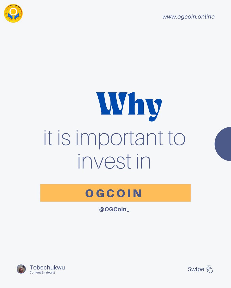 OGCoin_'s tweet photo. Introducing #OGCoin, the game-changing secured token that is revolutionizing the healthcare sector in Africa and beyond. 🌍🚀
#OGCoin #HealthcareRevolution #BlockchainInHealthcare #PatientEmpowerment #GlobalCollaboration #HealthTechInnovation #SecureHealthData #HealthEquity https://t.co/joODmVnKRT