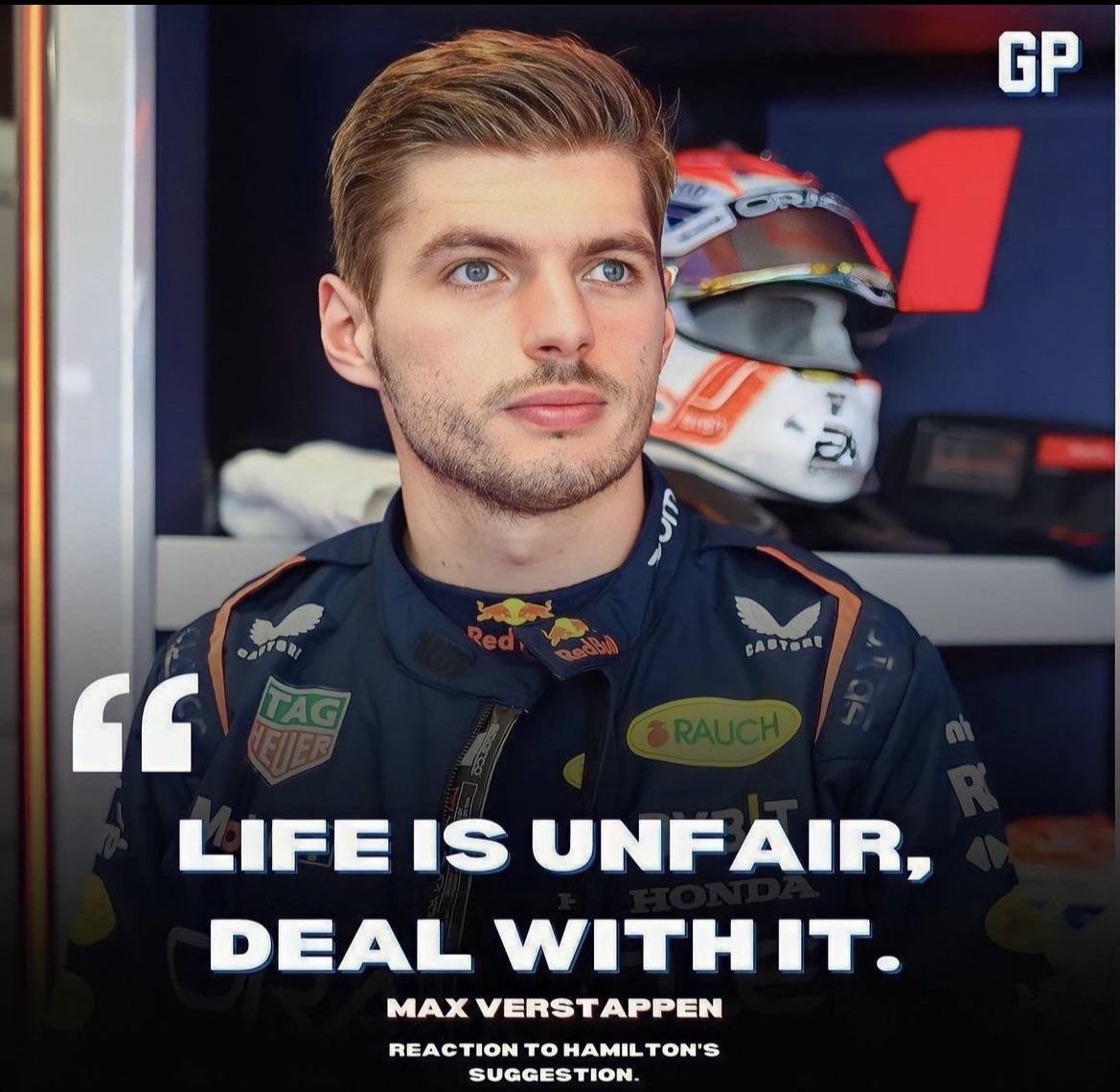 Gari_Brown's tweet photo. @RobLMyers As max said himself... Words quickly came to ruin his own teammate 🤣 https://t.co/hDq1vMIcMt