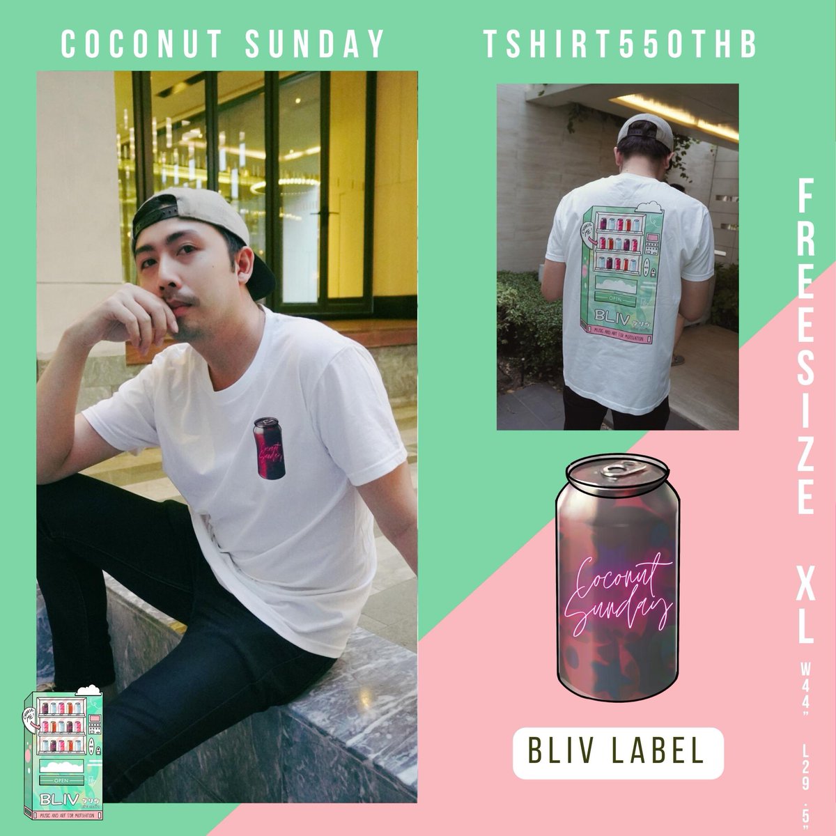 blivlabel's tweet photo. @CoconutSunday first T-shirt with @blivlabel at #CATTSHIRT
Booth 53 Zone B (x #SummerDisc )
@ThisisCatRadio 💚🩷
#BLIVLABEL #CoconutSunday
#CATTSHIRT #แคททีเชิ้ต https://t.co/kLkyIhHYJ5