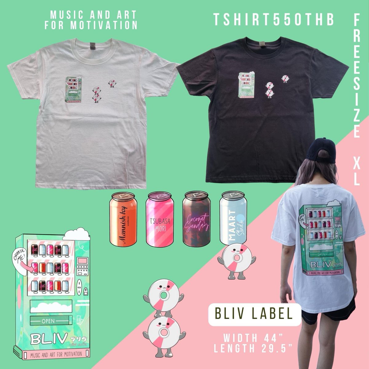 blivlabel's tweet photo. @CoconutSunday first T-shirt with @blivlabel at #CATTSHIRT
Booth 53 Zone B (x #SummerDisc )
@ThisisCatRadio 💚🩷
#BLIVLABEL #CoconutSunday
#CATTSHIRT #แคททีเชิ้ต https://t.co/kLkyIhHYJ5