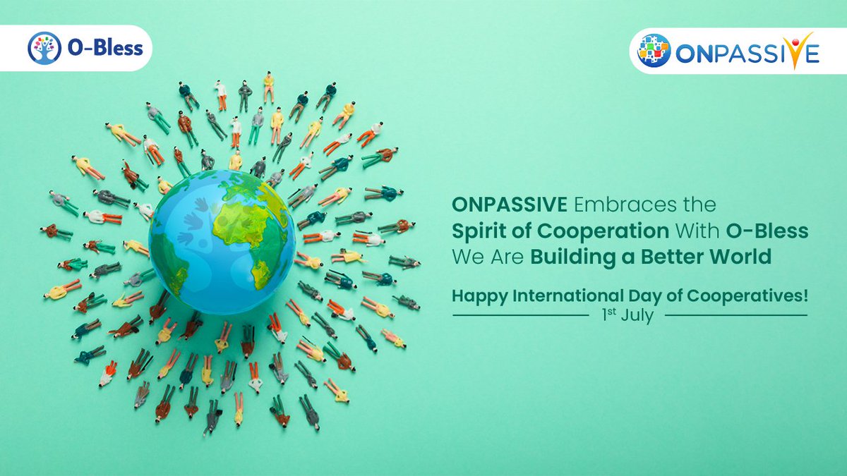 Today, let's celebrate the spirit of cooperation and unity that drives positive change in our world. At ONPASSIVE, we wholeheartedly embrace this spirit and work together towards building a better future for all.
With O-Bless, we are creating a powerful platform that harnesses